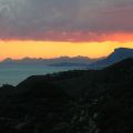 Seborga - Panorama al tramonto