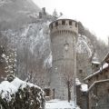 Vogogna - Castello e Rocca sotto la neve